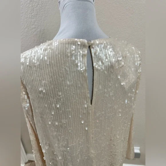 🆕 LAFAYETTE 148 NEW YORKBonnie Iridescent Sequin Shift Dress